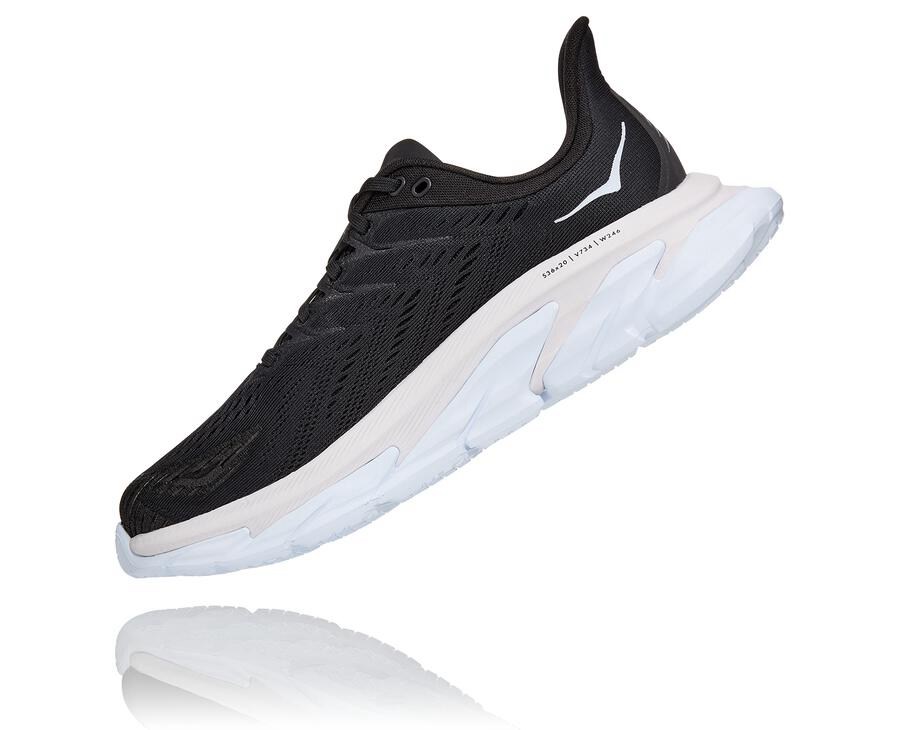 Zapatillas Running Hoka One One Hombre - Clifton Edge - Negras/Blancas - XZA482617